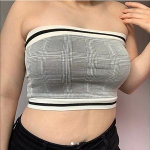 FOREVER 21 CROPPED TUBE TOP